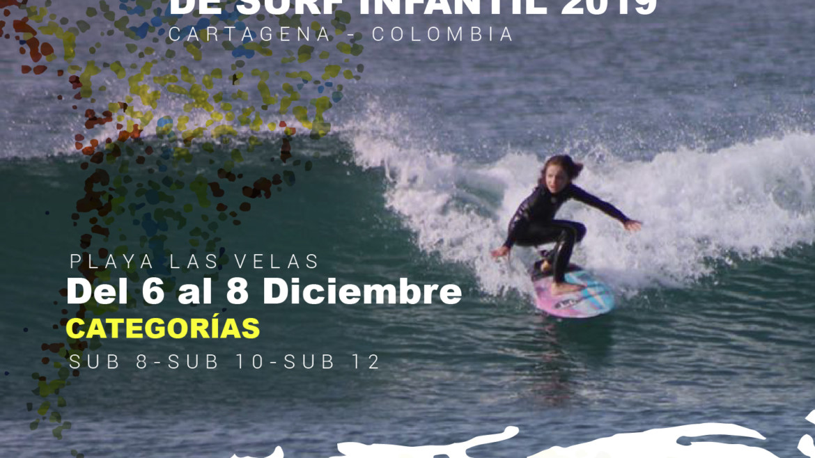 Cartagena acoge este fin de semana   primer Campeonato Sudamericano de Surfing Infantil