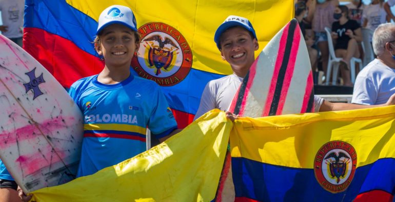 Colombia campeón del 2do Sudamericano de Surfing Infantil 2020