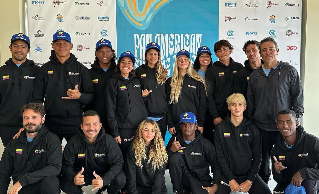 COLOMBIA DIJO PRESENTE EN EL CAMPEONATO PANAMERICANO DE SURF 2024 EN PERÚ