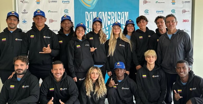 COLOMBIA DIJO PRESENTE EN EL CAMPEONATO PANAMERICANO DE SURF 2024 EN PERÚ