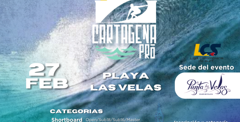 Cartagena se Prepara para el Campeonato nacional de Surf en Playa Las Velas