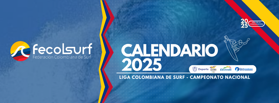 Arranca el calendario oficial del surf Colombiano 2025